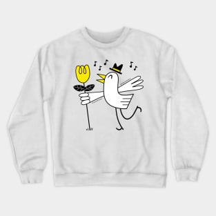 Song Bird. Spring Crooner Crewneck Sweatshirt